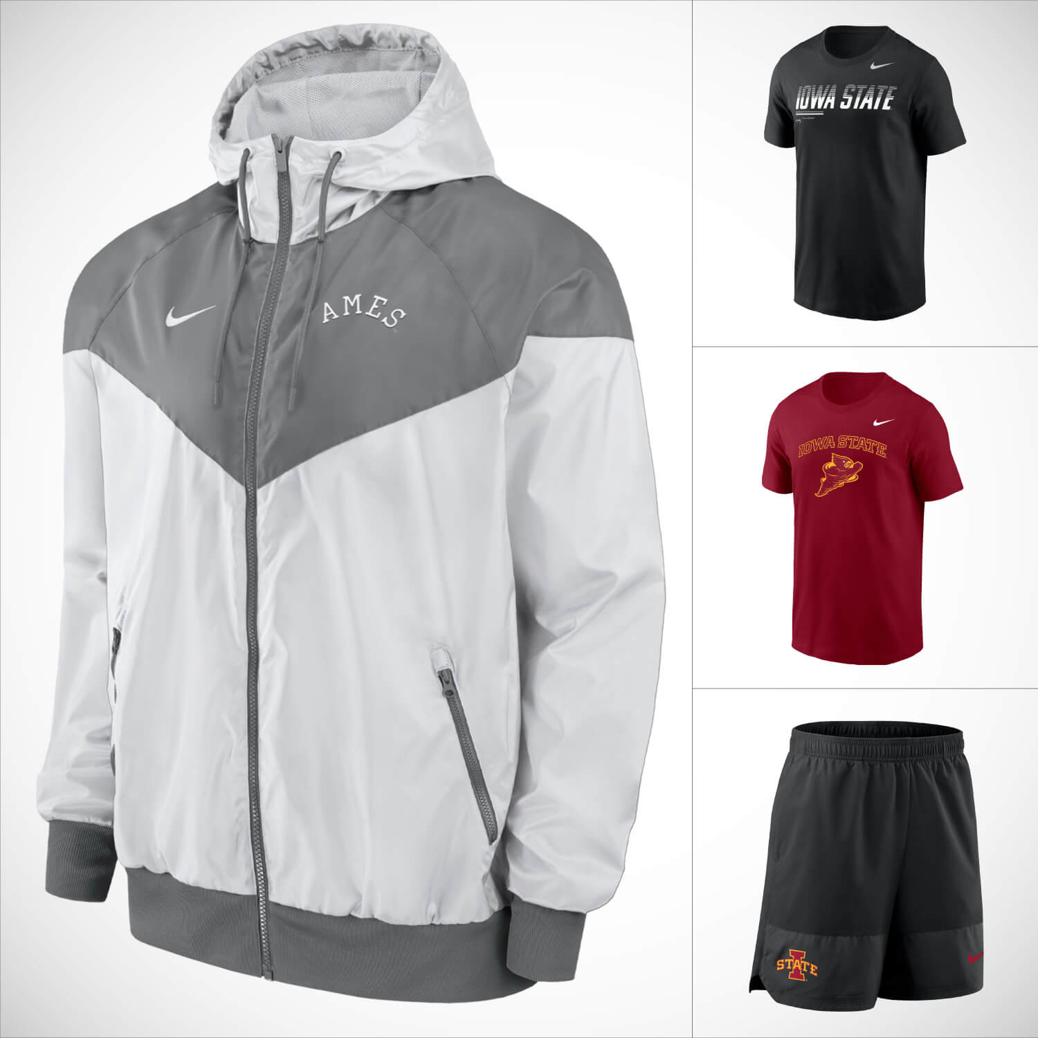 A collage of Nike Men's + Unisex apparel